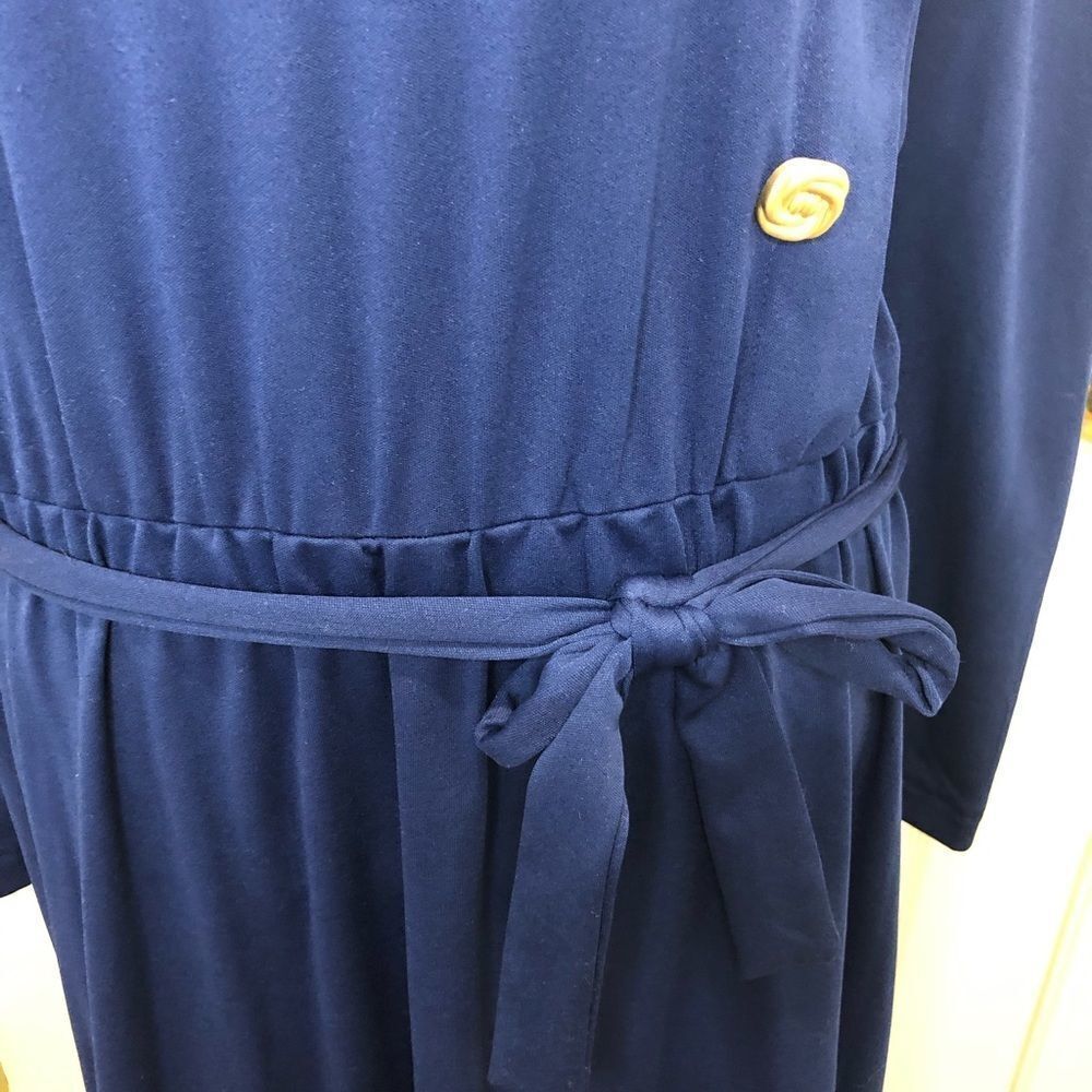 Vintage Haband For Her long sleeve blue dress - Picture 6 of 13